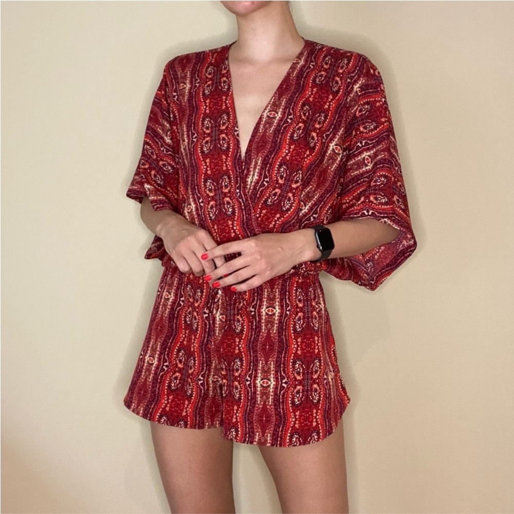 Lulus Patterned Romper - Picture 1 of 2